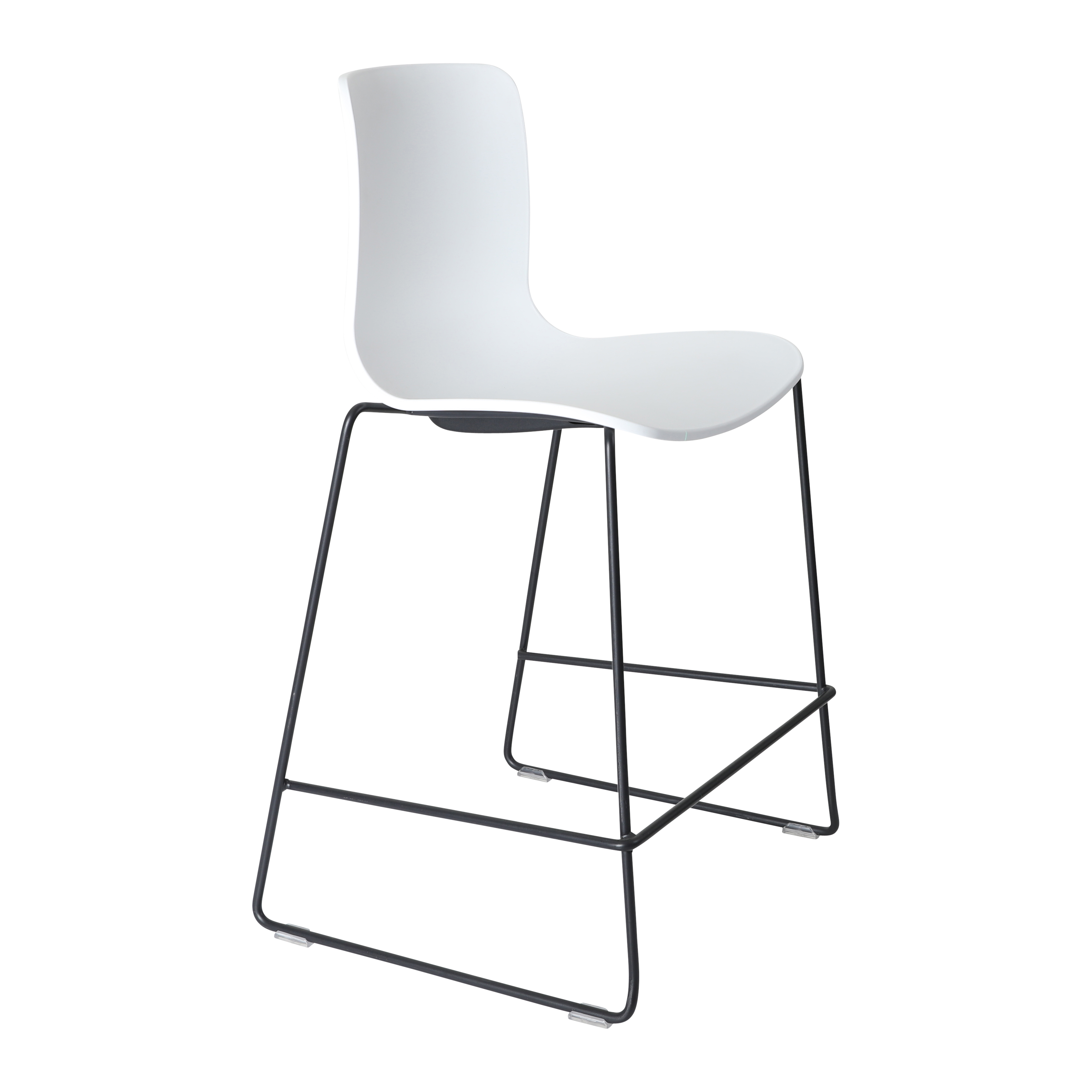 Acti Stool (White / Stool Sled Base)